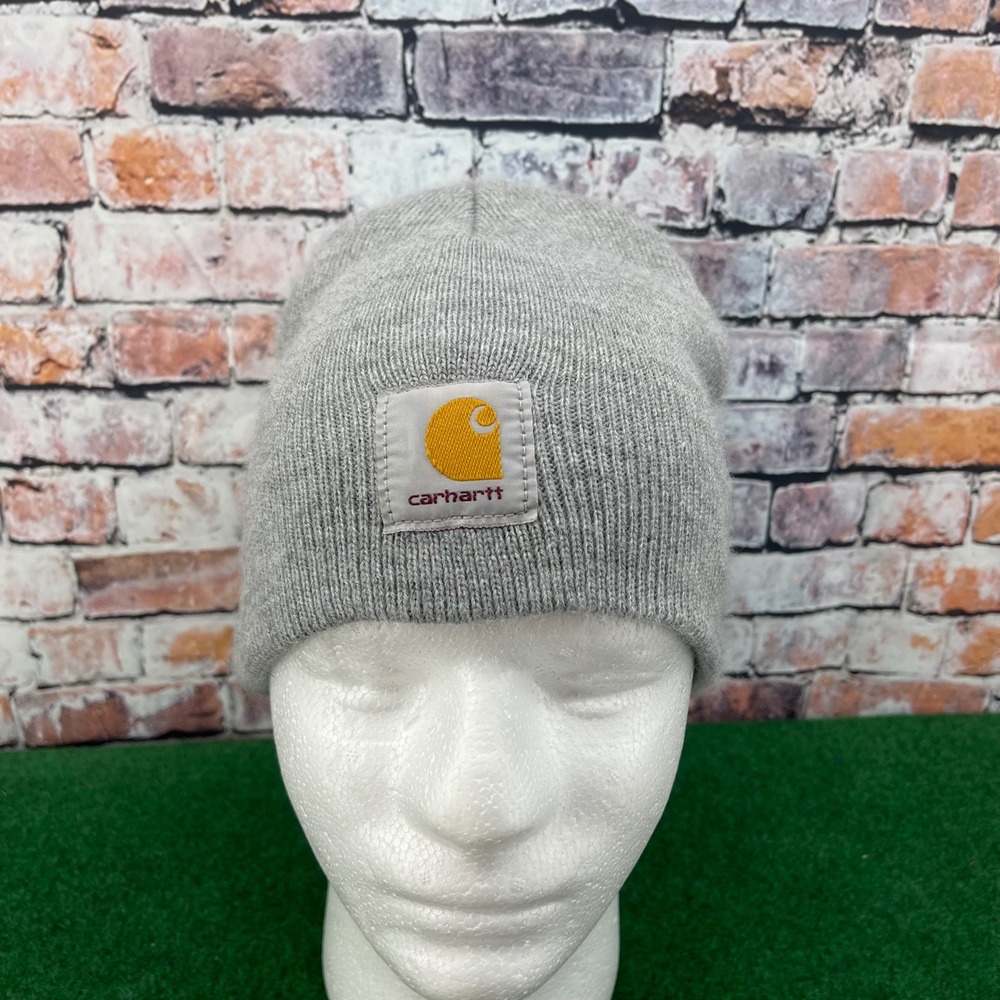 Carhartt A205HGY Acrylic Watch Hat Beanie Mens OSFA Heather Grey Made in USA